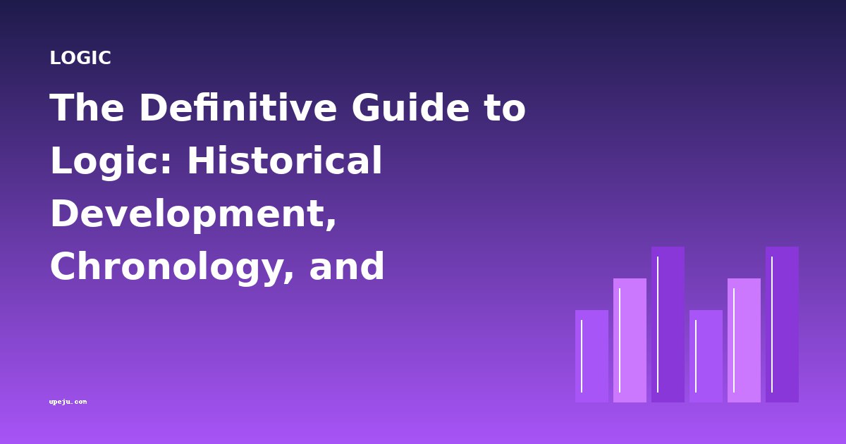 The Definitive Guide to Logic: Historical Development, Chronology, and Authoritative Overview