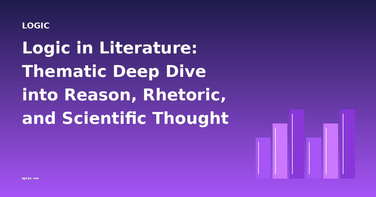 Logic in Literature: Thematic Deep Dive into Reason, Rhetoric, and Scientific Thought