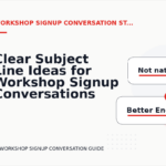 Clear Subject Line Ideas for Workshop Signup Conversations