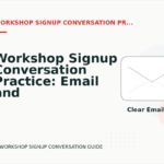 Workshop Signup Conversation Practice: Email and Message Examples